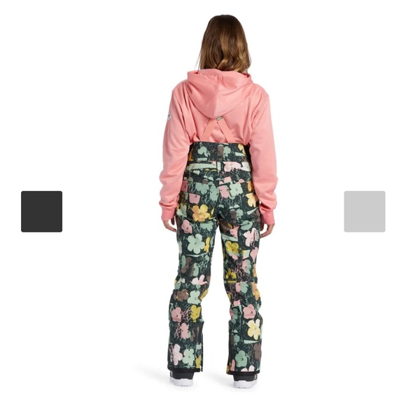 DC Womens Snow Pants Andy Warhol x DC Shoes Valiant Bib Size M - Picture 3 of 3
